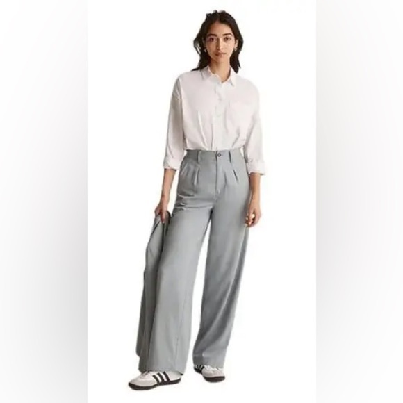 Madewell Neale straight Leg Pants Tan Size 4 Trousers - Picture 1 of 9